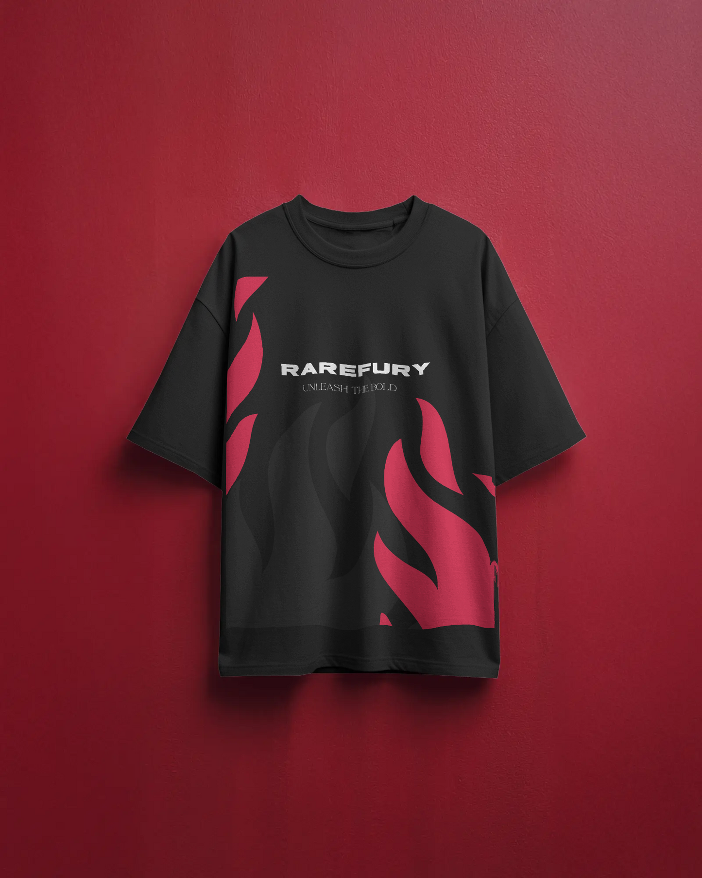 Bold Flame Relaxed Fit T-Shirt – Unleash The Bold