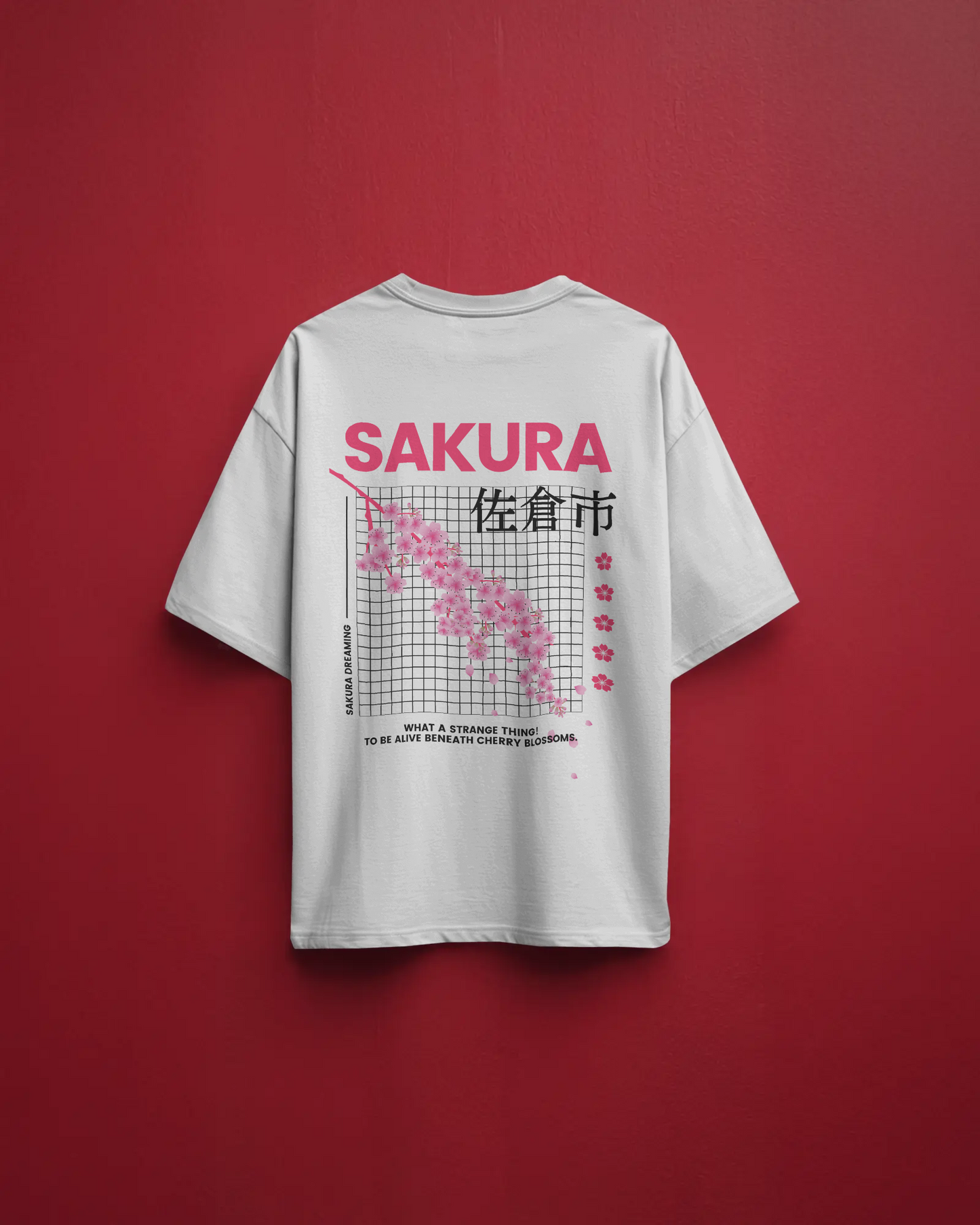 Sakura Bloom Relaxed Fit T-Shirt – Unisex Streetwear