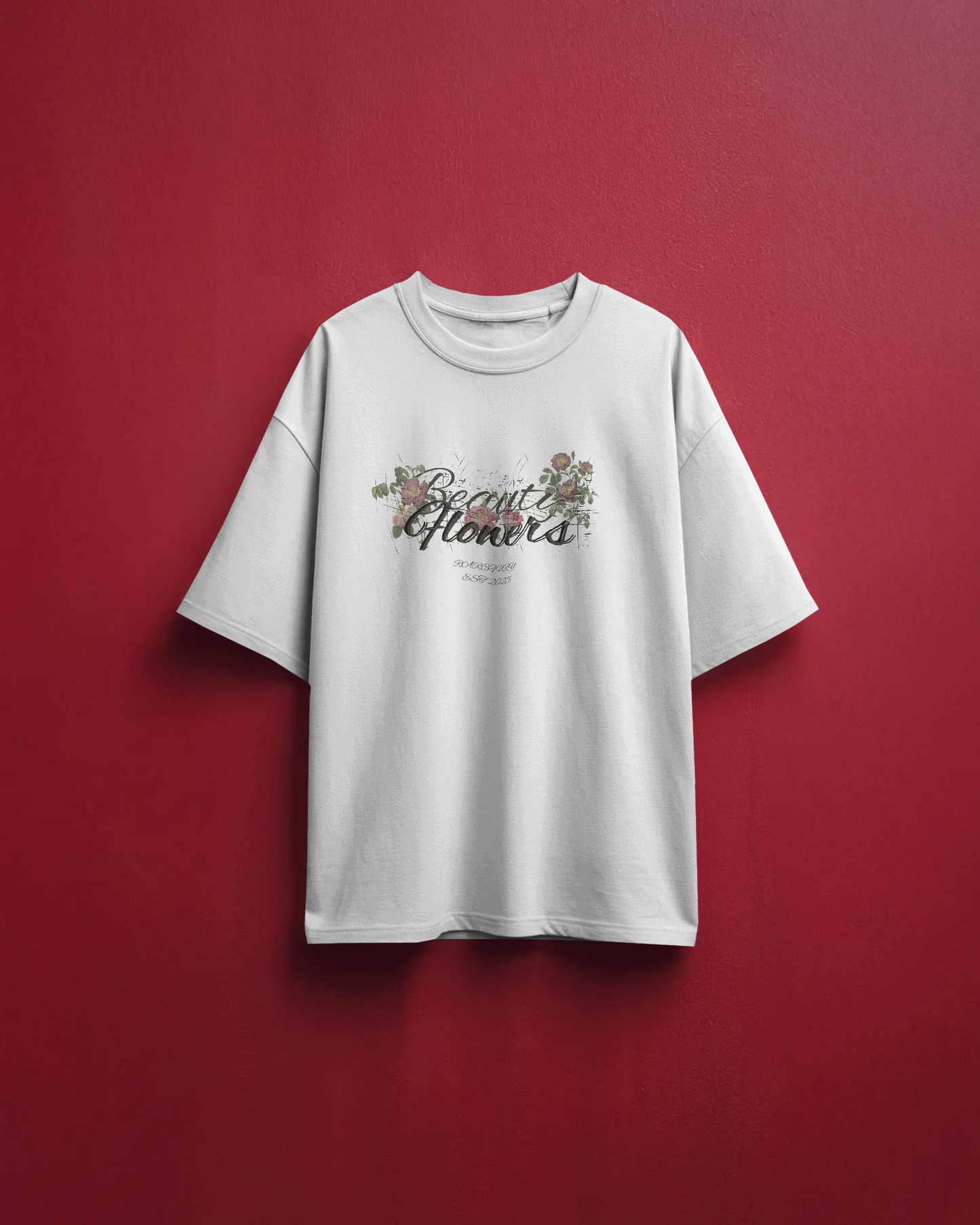 Peony Botanical Flowers Relaxed Fit T-Shirt – Unisex Streetwear