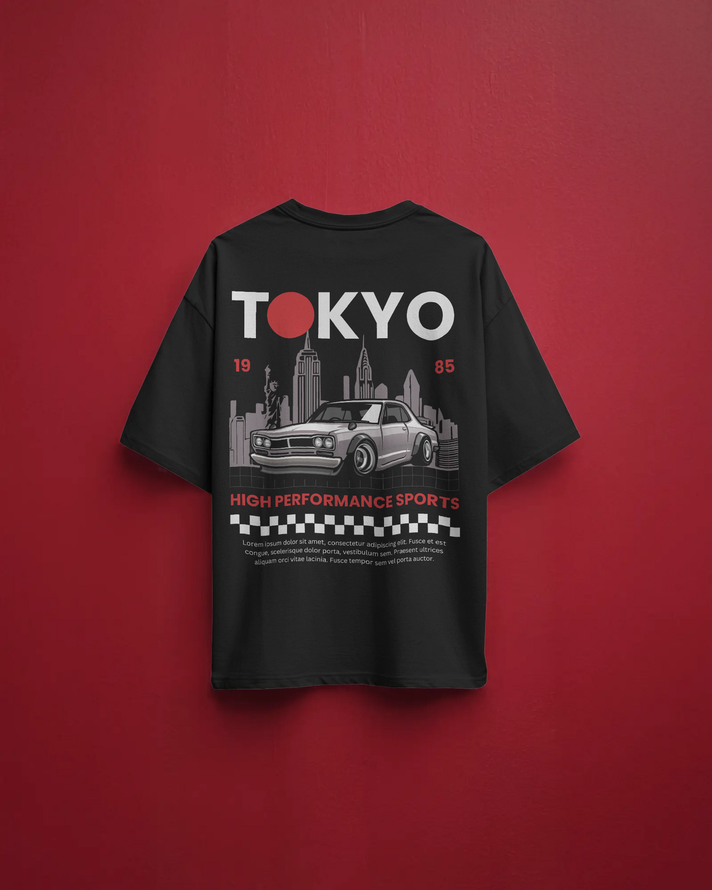 Tokyo 1985 JDM Car Relaxed Fit T-Shirt