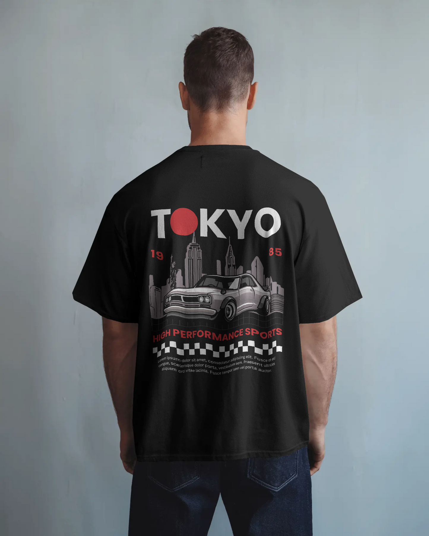 Tokyo 1985 JDM Car Relaxed Fit T-Shirt