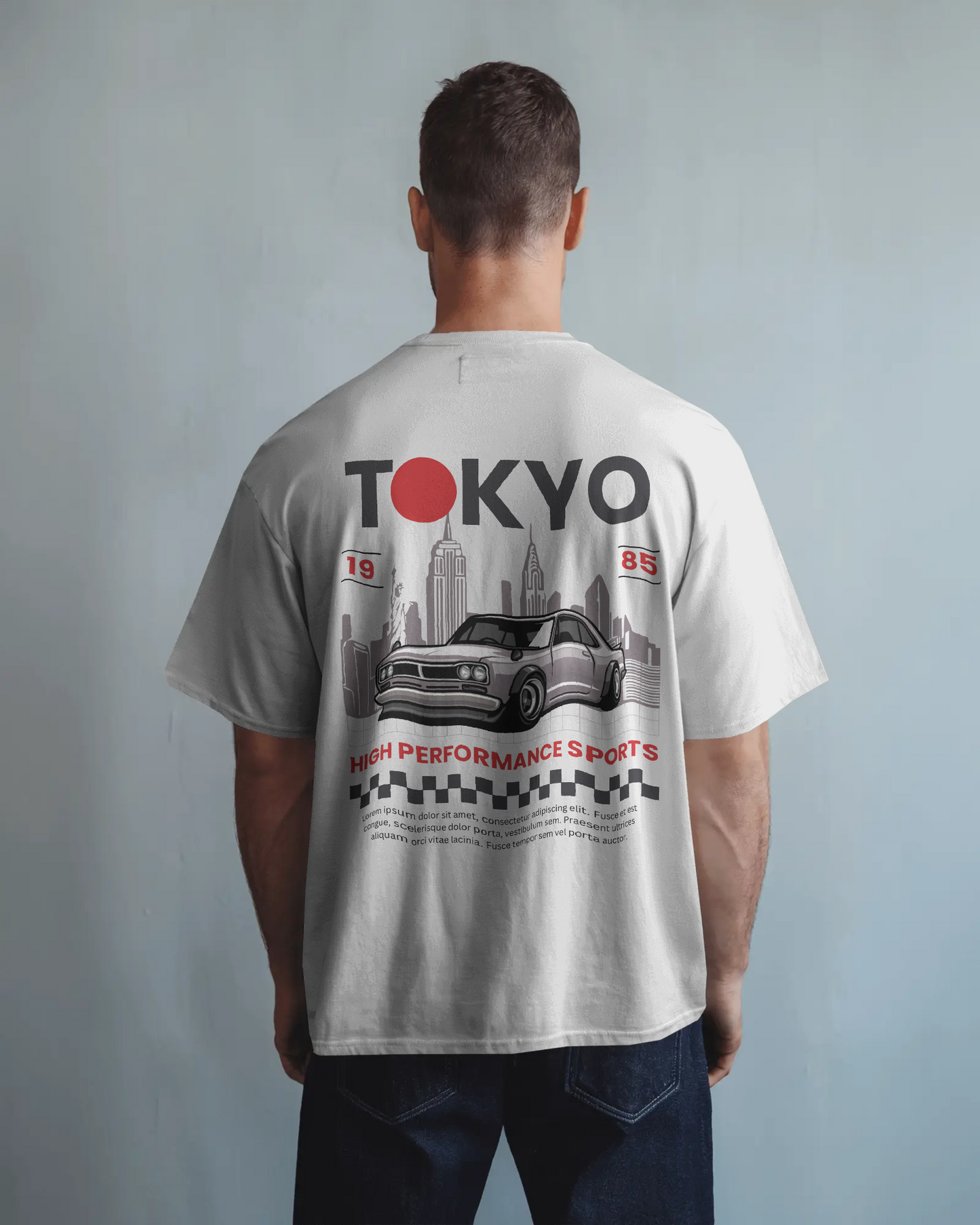 Tokyo 1985 JDM Car Relaxed Fit T-Shirt