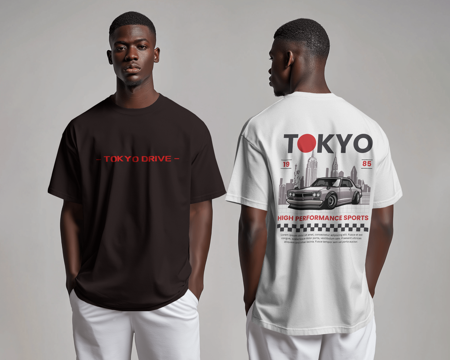 Tokyo 1985 JDM Car Relaxed Fit T-Shirt