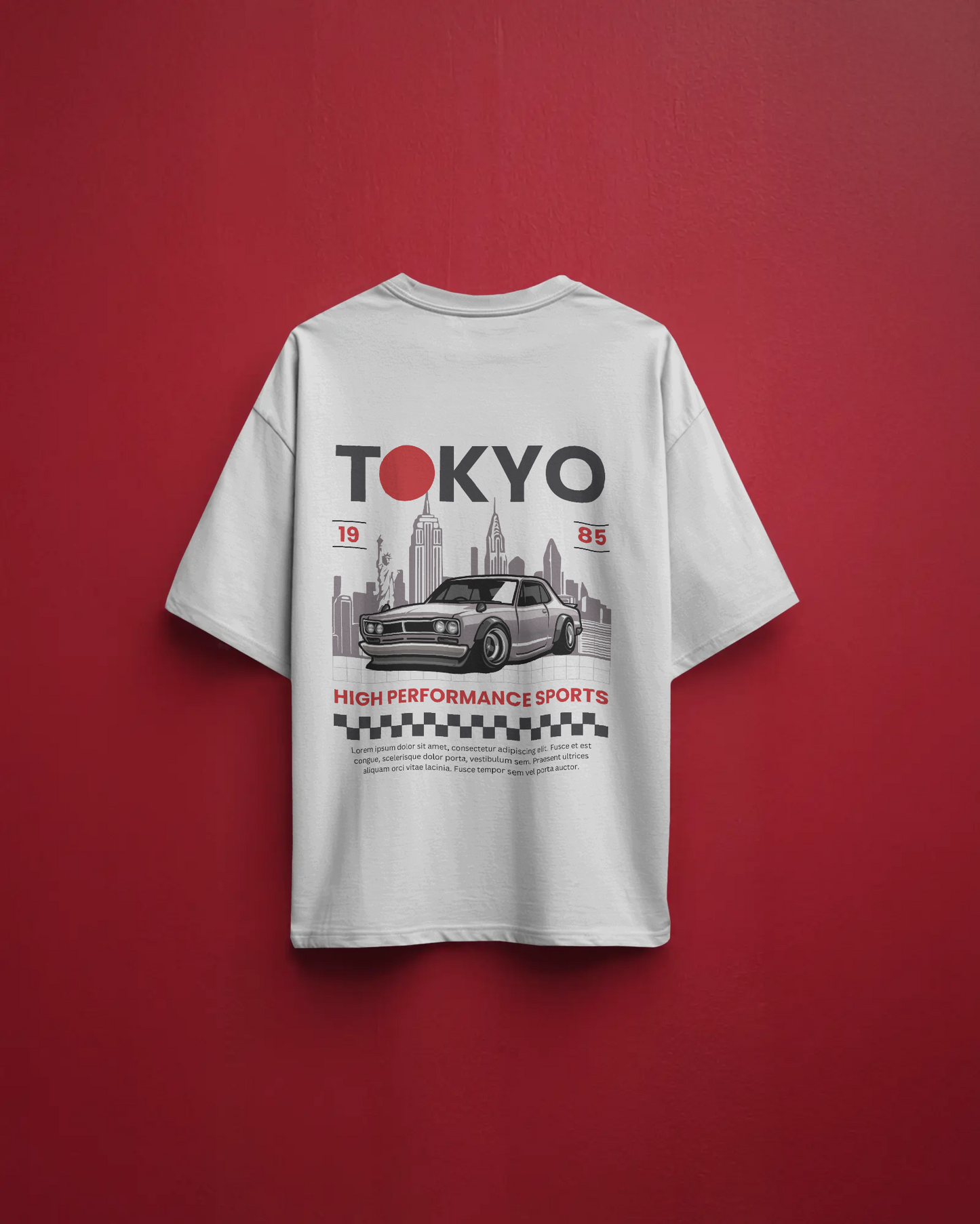 Tokyo 1985 JDM Car Relaxed Fit T-Shirt