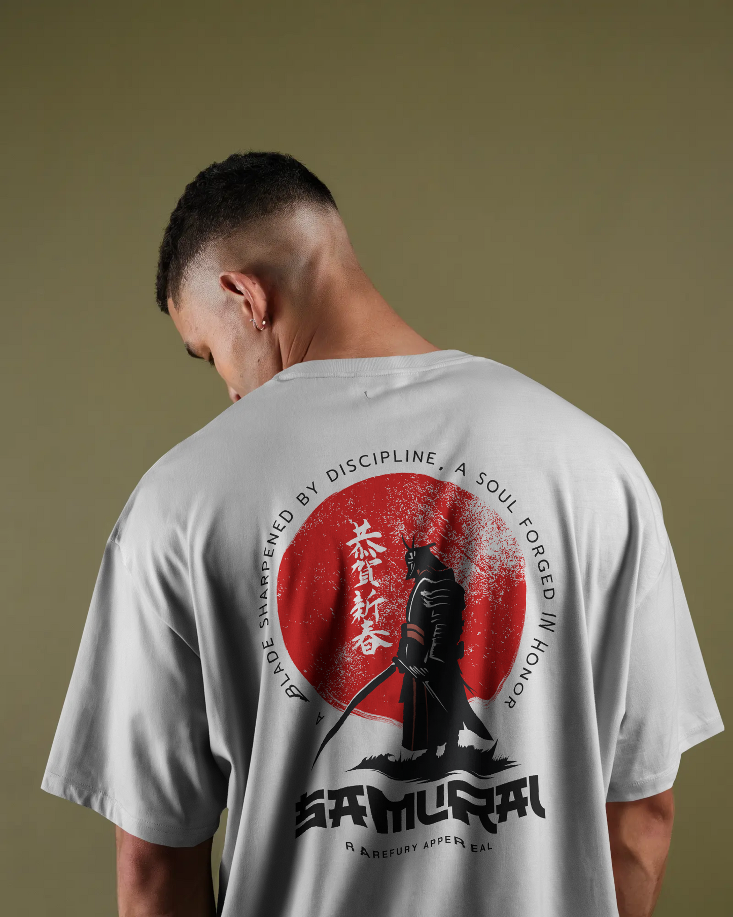 Samurai Warrior Relaxed Fit T-Shirt – Unisex Japanese Streetwear