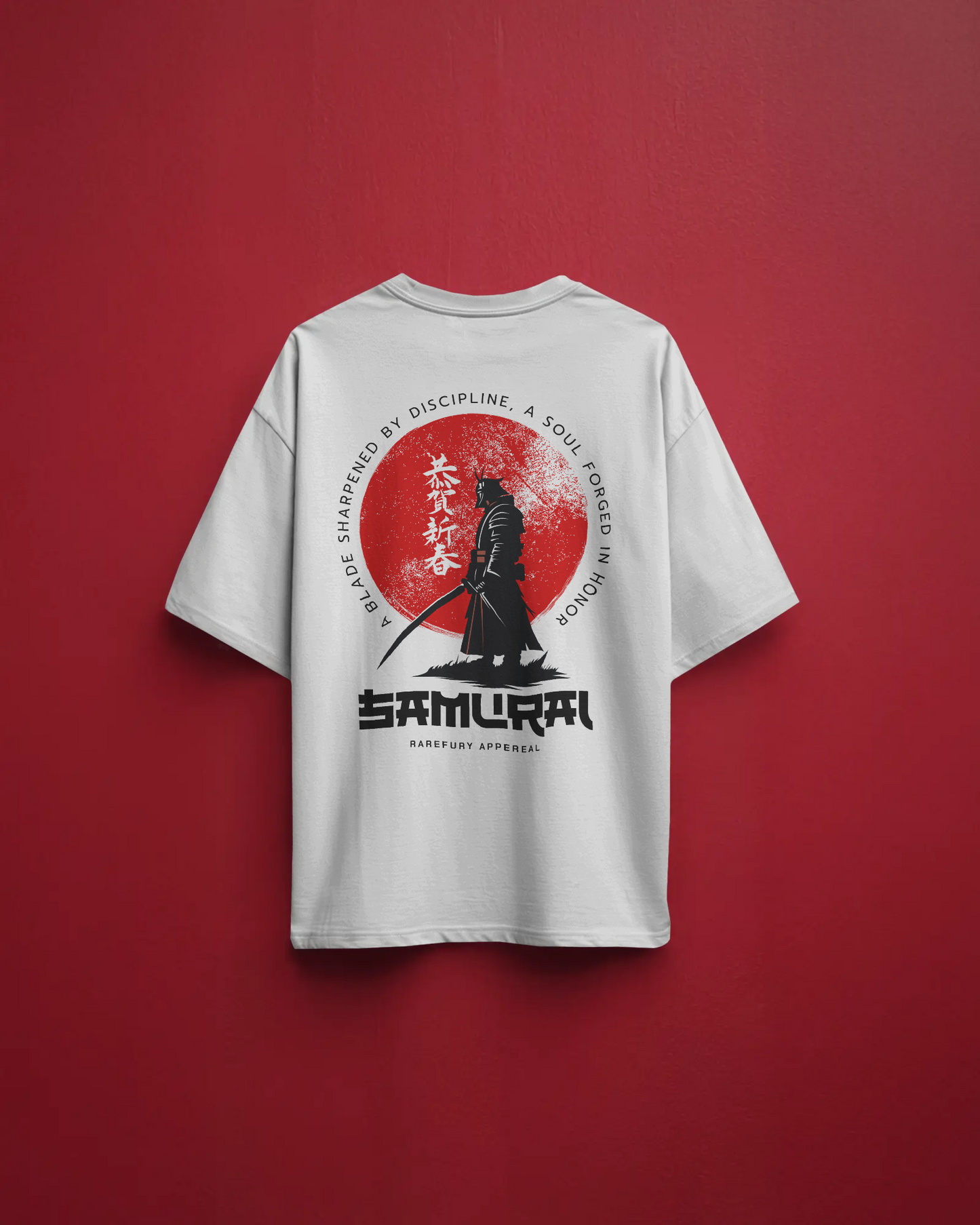 Samurai Warrior Relaxed Fit T-Shirt – Unisex Japanese Streetwear