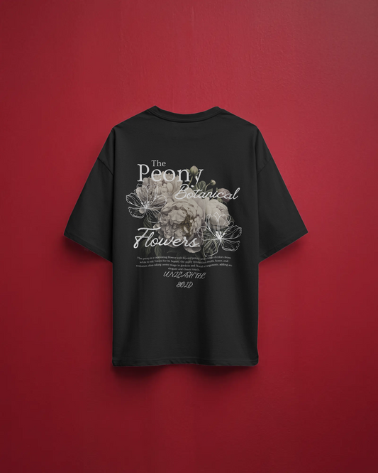 Peony Botanical Flowers Relaxed Fit T-Shirt – Unisex Streetwear