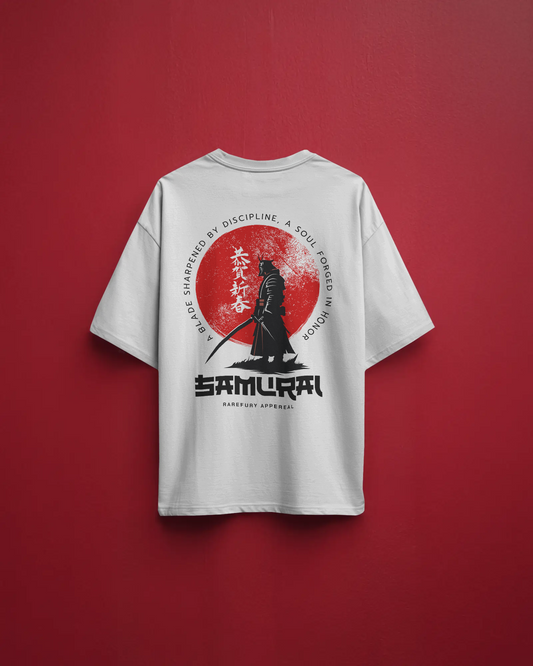 Samurai Warrior Relaxed Fit T-Shirt – Unisex Japanese Streetwear