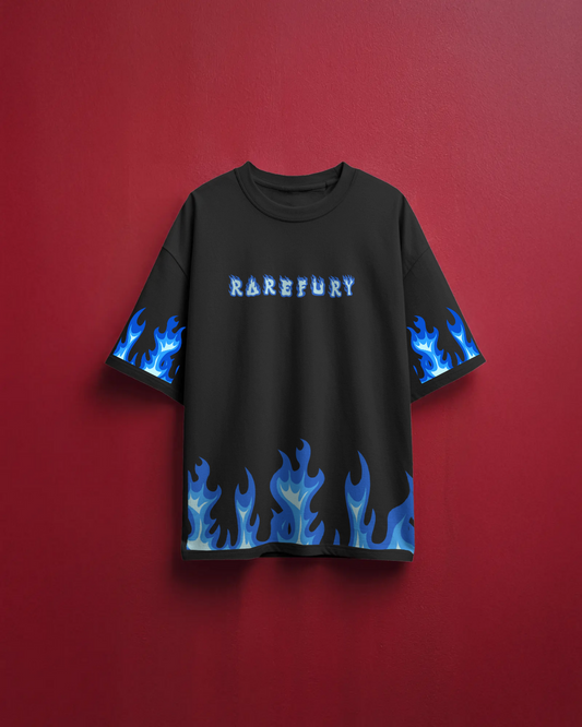 Blue Flame Relaxed Fit T-Shirt – Limited Edition