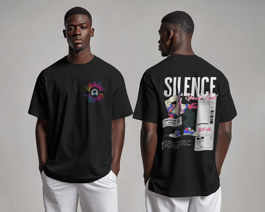 Silence Speaks Loud Relaxed Fit T-Shirt – Streetwear Edition