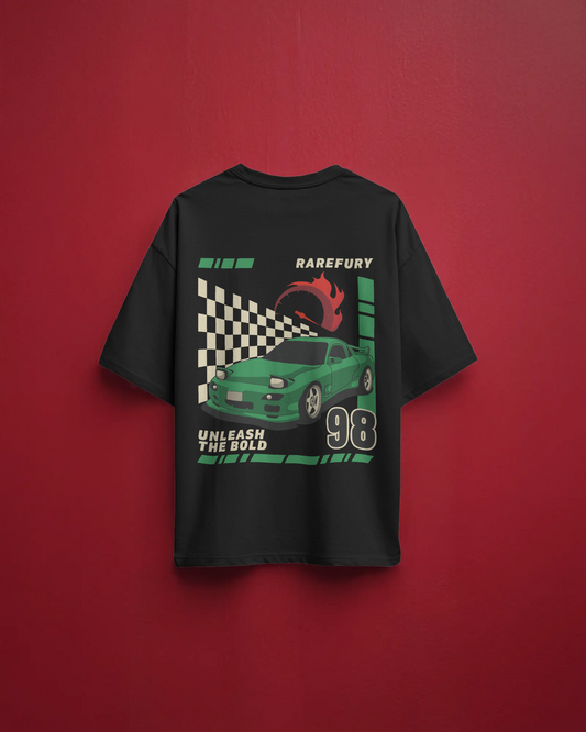 Unleash The Bold Racing Relaxed Fit T-Shirt – Streetwear Edition